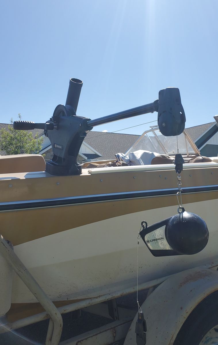 Downriggers with weights