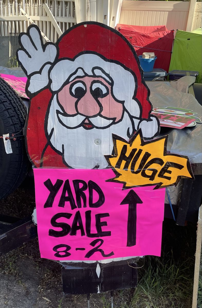 HUGE yard sale-do not miss this one!!