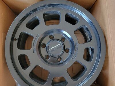 6 Method 705 Bead Grip Matte Black Wheels 6x135