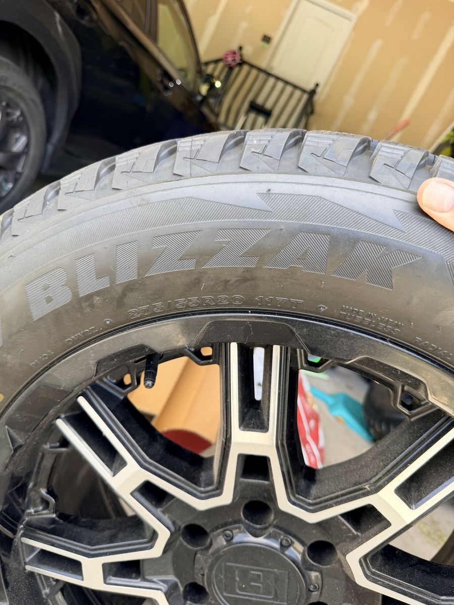 Blizzak DM-V2 on rims