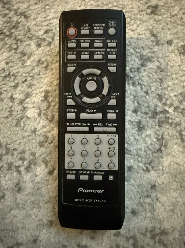 Pioneer VXX2702 DVD Remote Control