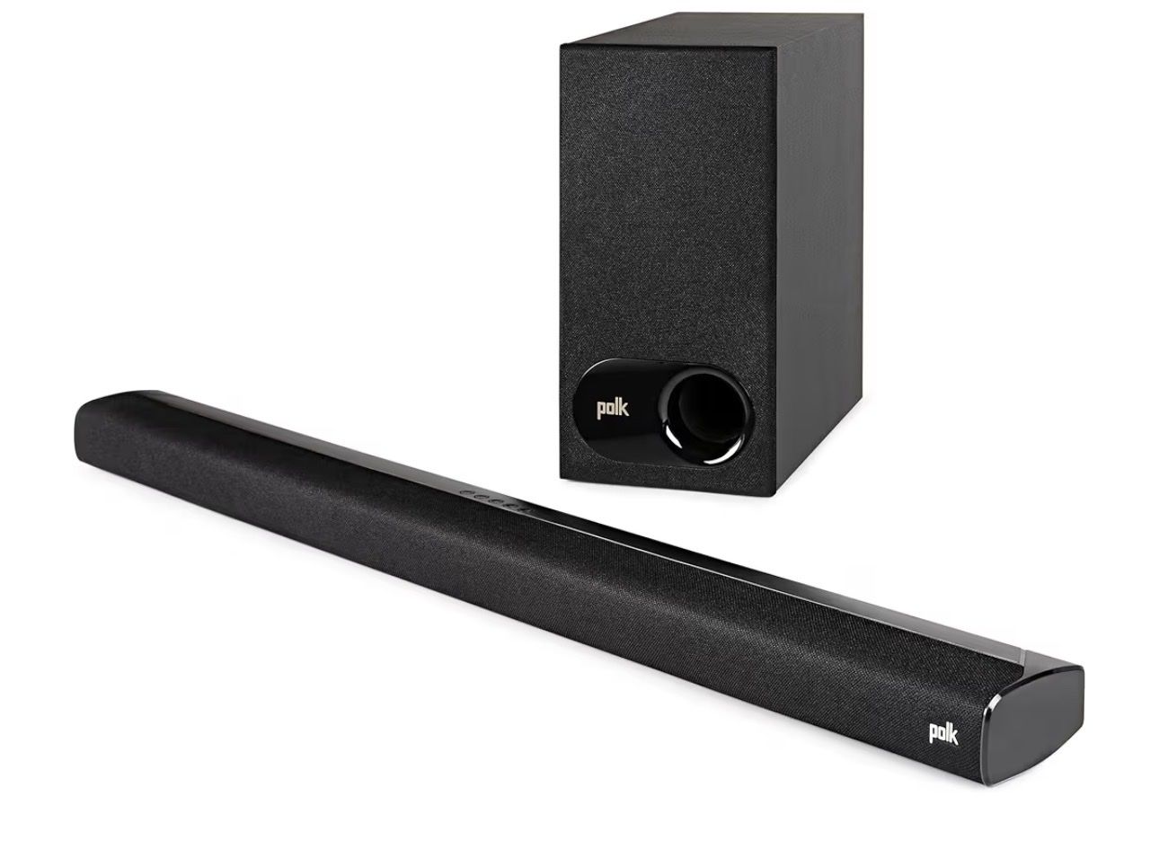 Polk Audio Signa S2 Ultra-Slim TV Sound Bar & Wireless Subwoofer System - Voice Adjust, 2.1 Channel