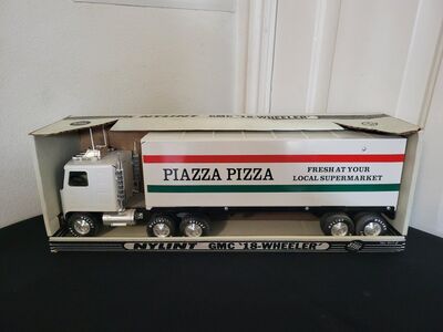 vintage Nylint GMC 18-Wheeler toy semi-truck with