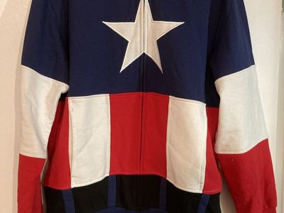 Hooded Captain America Jacket