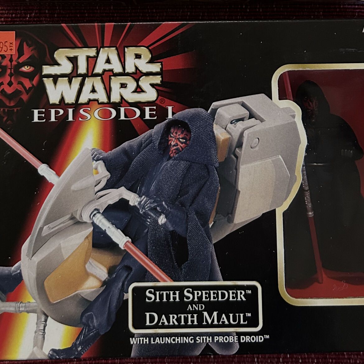 Episode 1 Star Wars Sith Speeder with Dark Maul