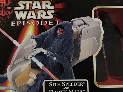 Episode 1 Star Wars Sith Speeder with Dark Maul