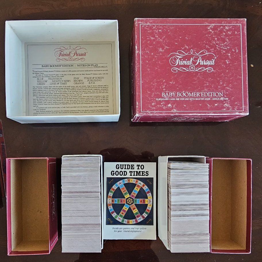Trivial Pursuit Baby Boomer Edition