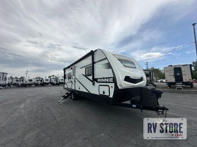 2023 Winnebago Minnie 2630MLRK Travel Trailer Front Bedroom|Outdoor Kitchen|Rear Kitchen|Walk-Thru Bath