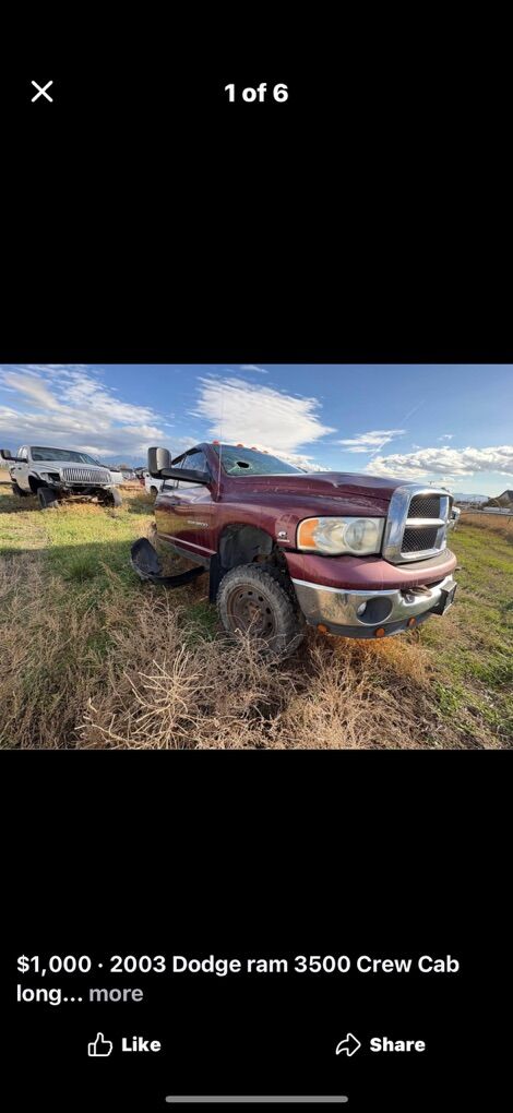 2003 Dodge Ram 3500 Cummins Roller