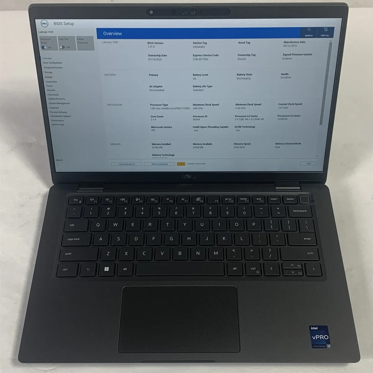 Dell Latitude 7430 | i7-1265U | 16GB RAM | 512GB SSD | 14" FHD | Touch | Win 11