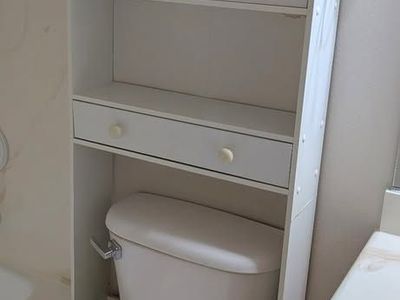 Bathroom Over-the-Toilet Storage Cabinet – White – Excellent Condition