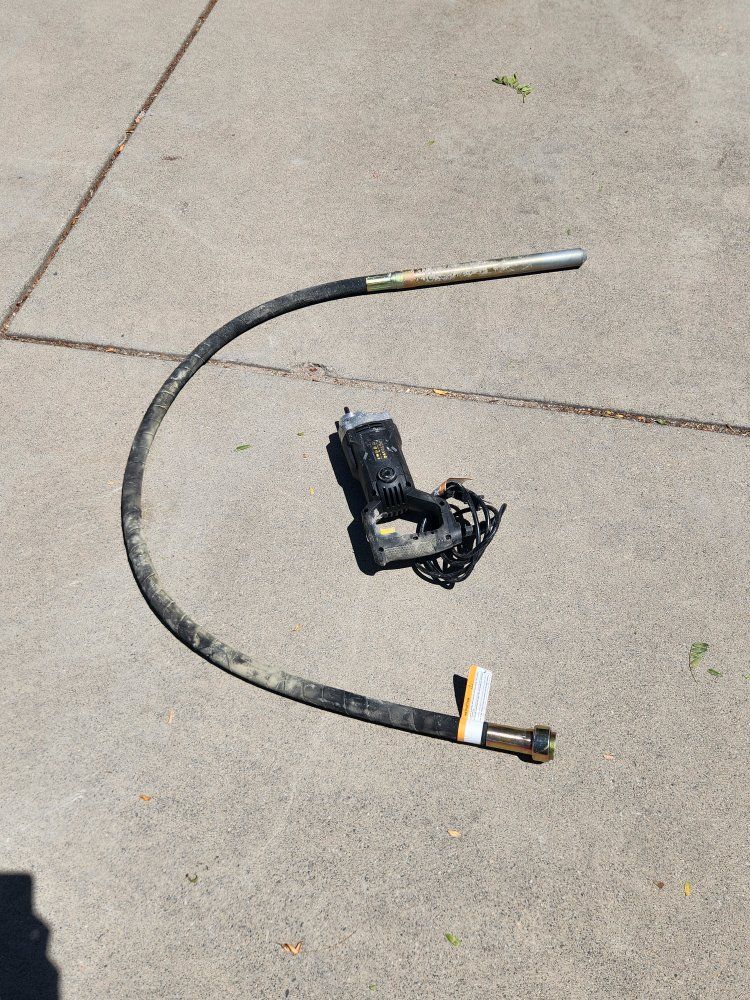 Electric Concrete Vibrator with Flexible Shaft and Motor