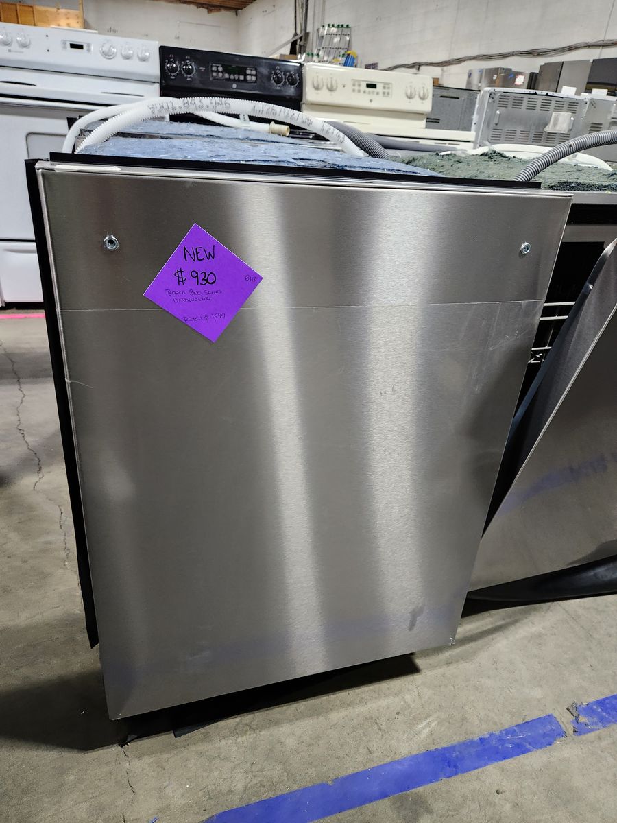New Bosch 800 Series Built-In Dishwasher - Stainless Steel - Brand New
