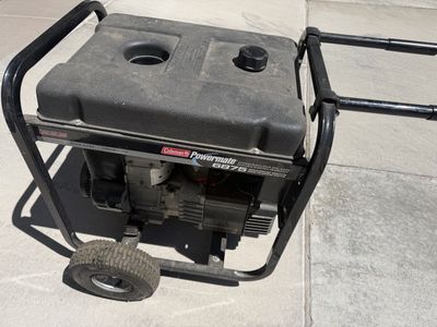 Coleman Powermate Premium Plus 5500 Running Watts Portable Electric Generator with 11.0 Hp Tecumseh