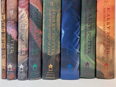 Hardcover Harry Potter Book Set w Beetle The Bard