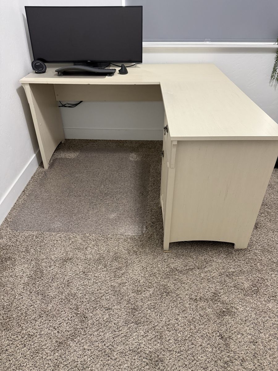 L- shaped office desk