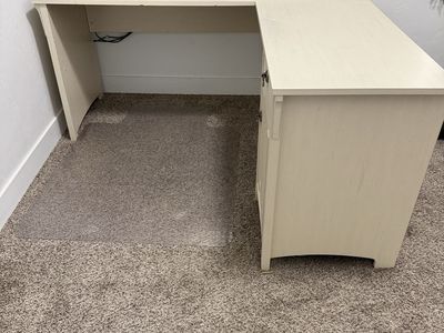 L- shaped office desk
