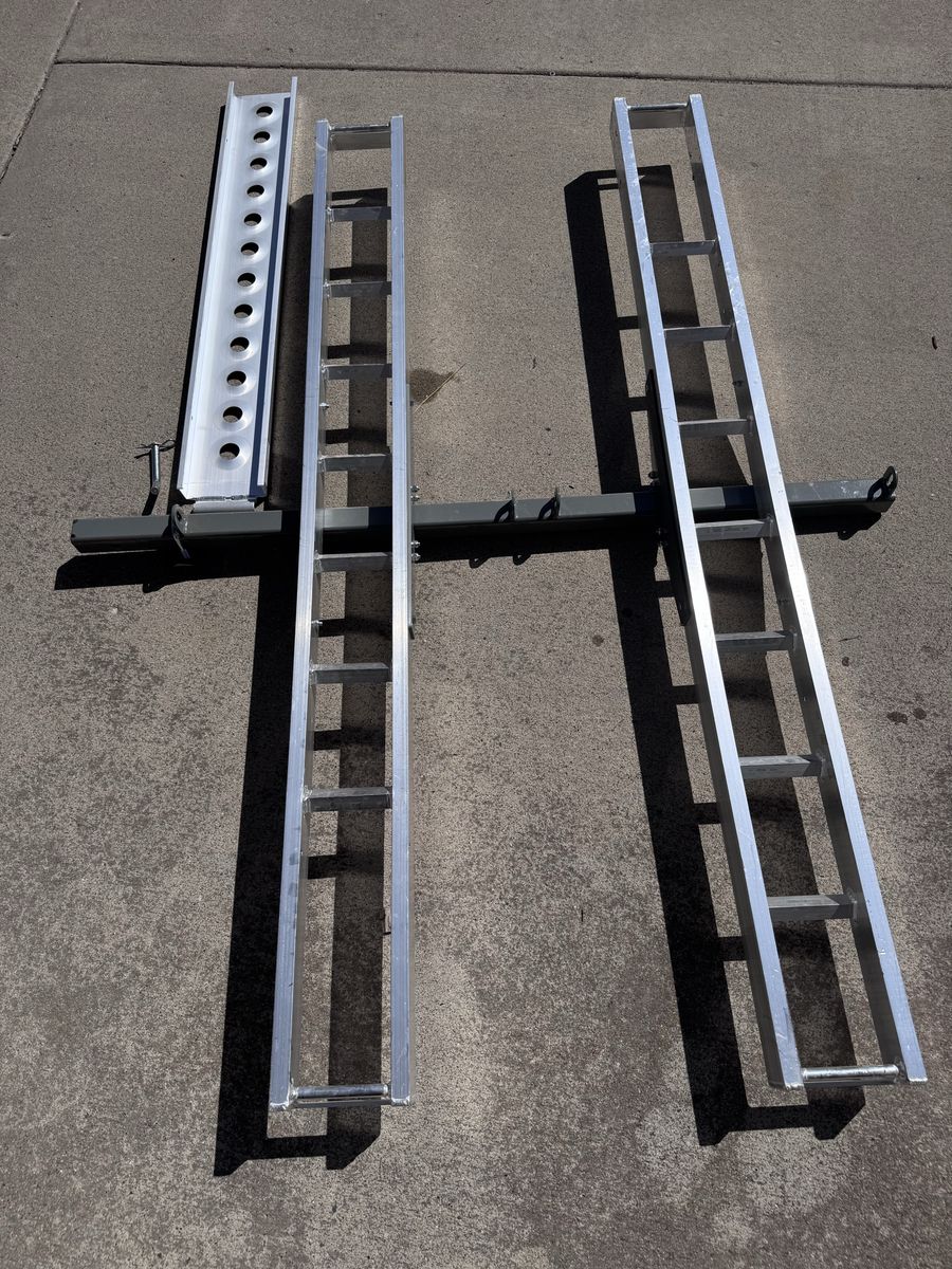 Black Widow Double Motorcycle Bike Hitch Carrier