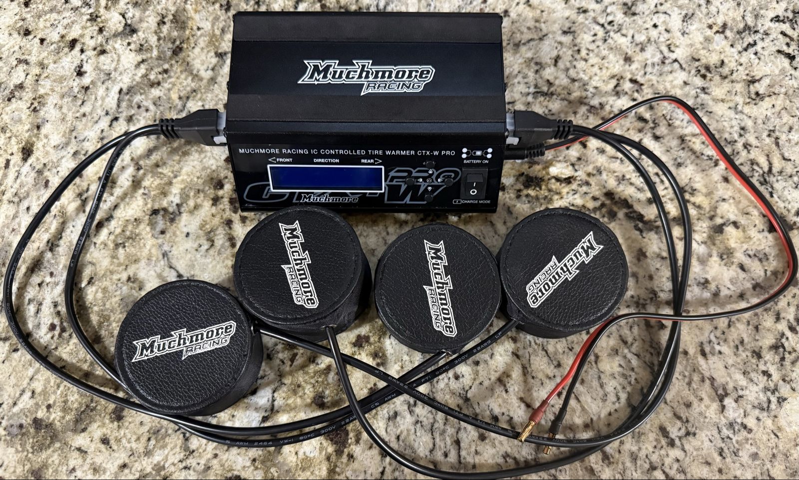 Muchmore Racing CTX-W Pro IC Controlled Tire Warmer with 4 Tire Warmers - RC Car