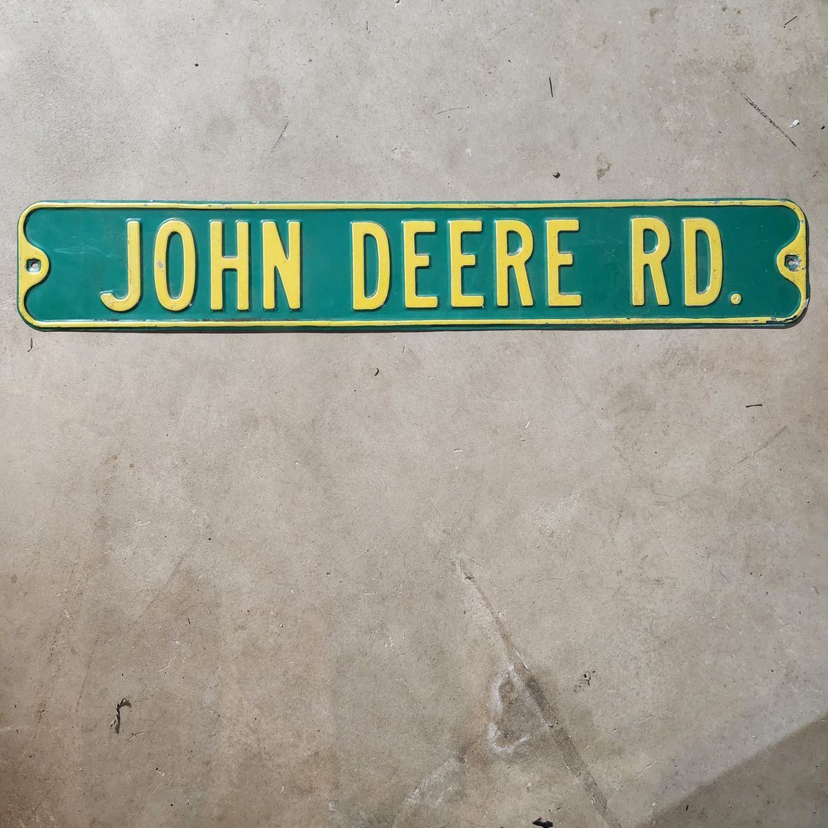 John Deere Rd. Sign