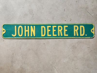 John Deere Rd. Sign