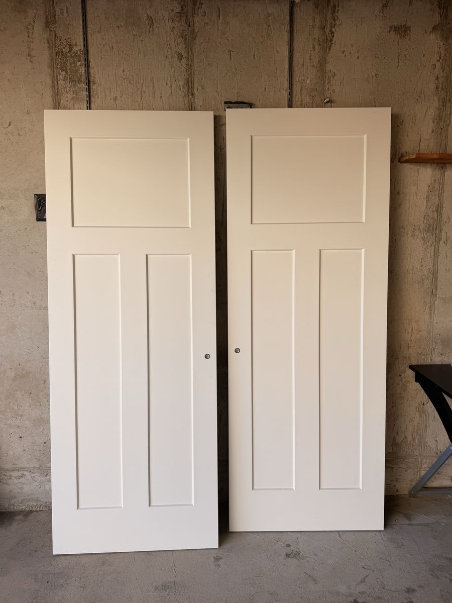 Sliding closet doors