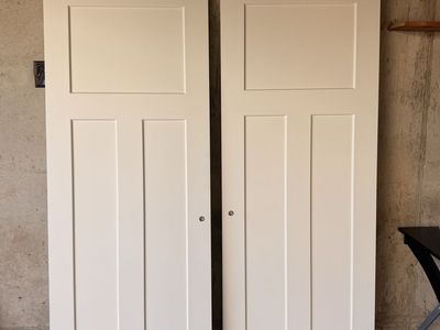 Sliding closet doors