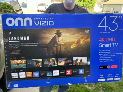 onn 43" Class 4K UHD Powered by VIZIO Smart Television, 43S4V1