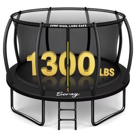 SERAY 14FT Outdoor Trampoline with Net