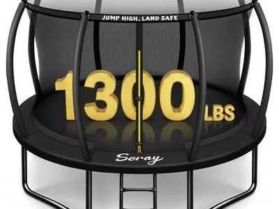 SERAY 14FT Outdoor Trampoline with Net