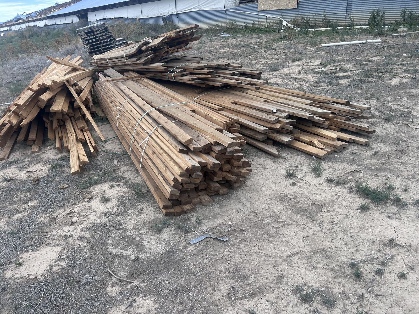 Scrap lumber 