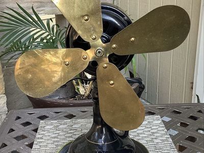 1920s Old Antique Robbins & Myers Fan