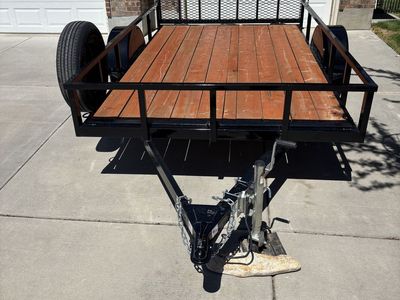 2026 BigBubba UTVTrailer with Wood Deck and Ramp Gate 10x6 like new without the sales tax.
