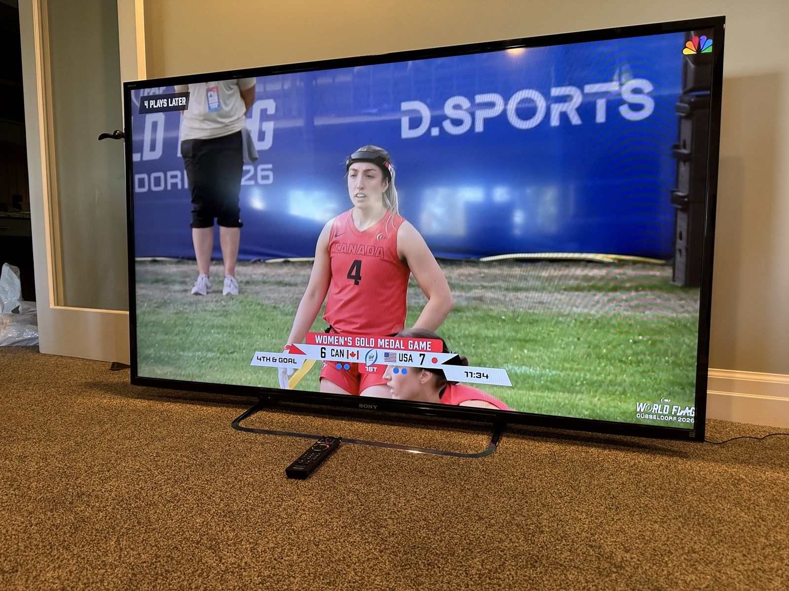 70” Sony Bravia LED TV with Remote