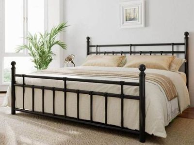 Brand New King Victorian Metal Bed Frame