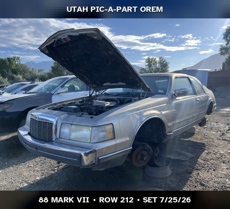 New Arrival - 1988 Lincoln Mark VII Parts - UTPAP Orem