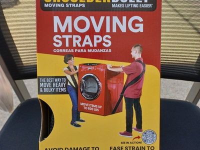 Shoulder Dolly Moving Straps - Lift Heavy Items Up to 800 lbs - Ease Strain & Avoid Damage