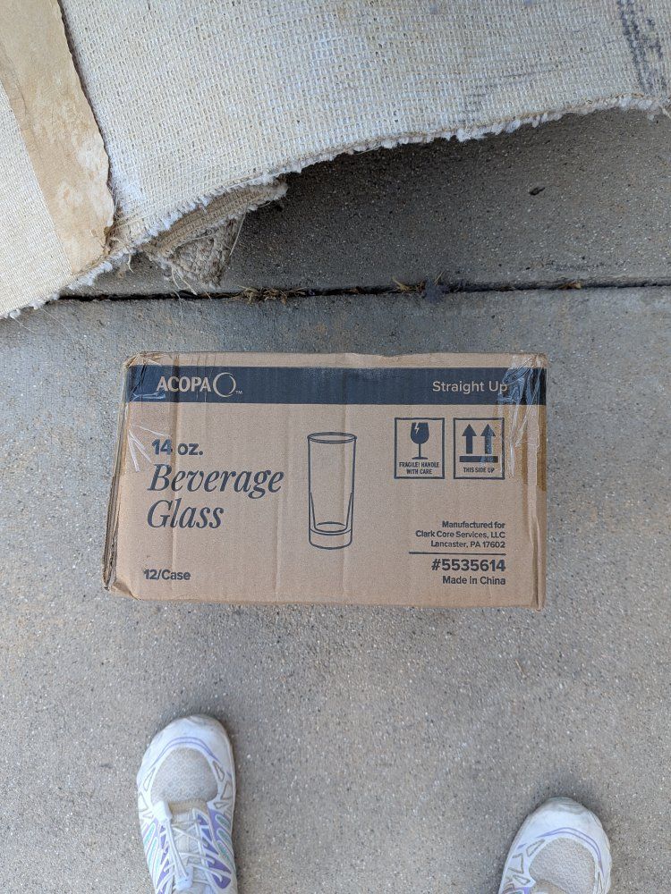 ACOPA 14oz. Straight Up Beverage Glasses (12/Case)