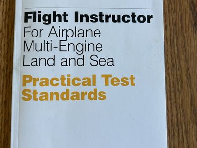 ASA FAA Flight Instructor Practical Test Standards for Multi-Engine Land and Sea, ASA-S-8081-6DM