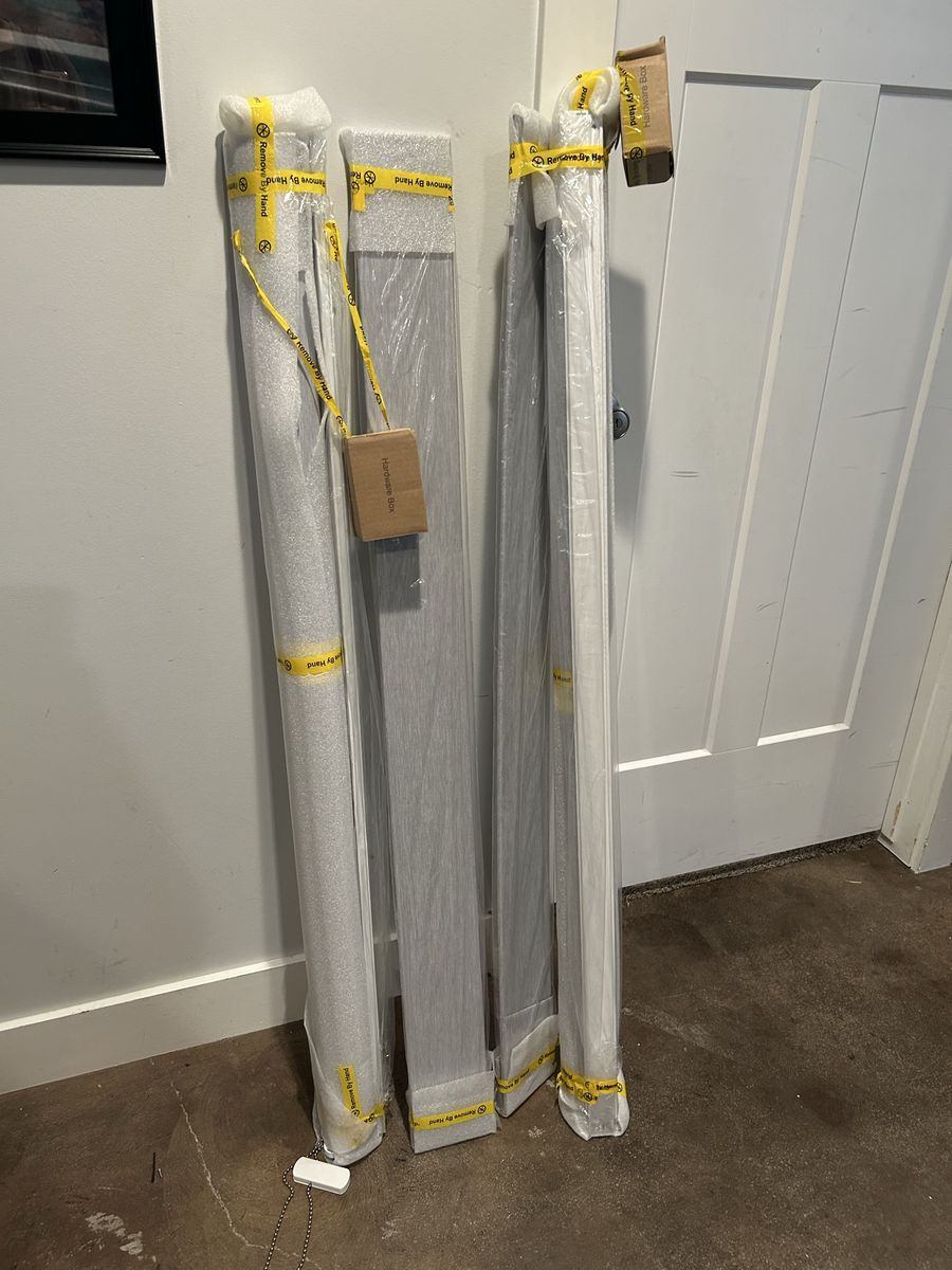 New Norman Soluna Roller Shades Quarry Stone Pair