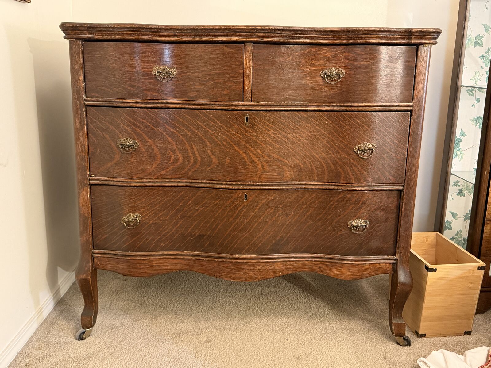 Chest of Drawers and China cabinette