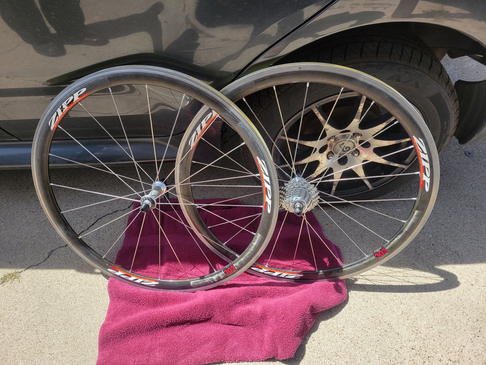 Zipp 303 wheelset campagnolo clincher