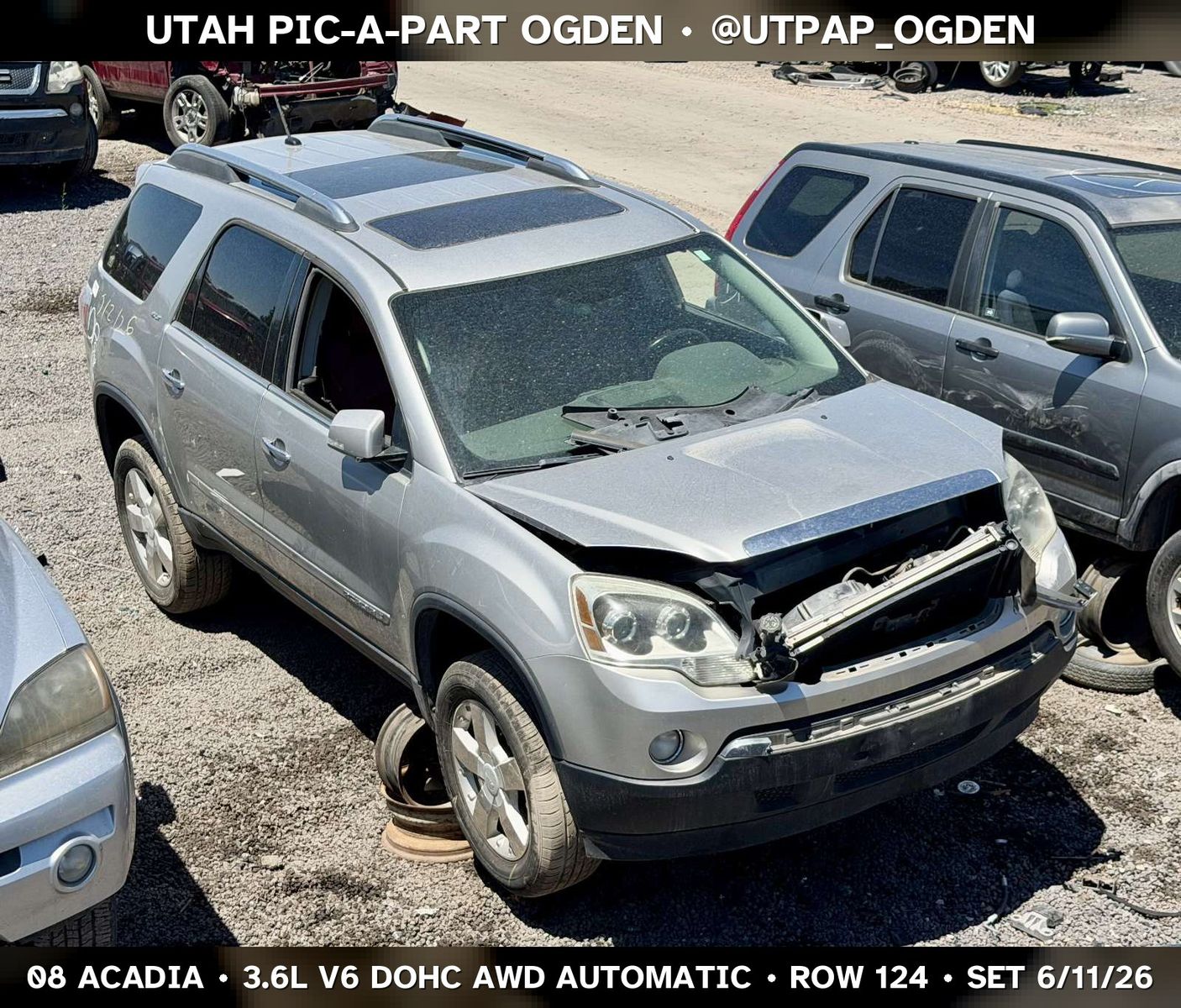 2008 GMC Acadia Parts - UTPAP Ogden