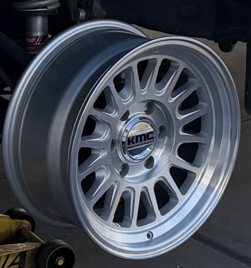 (4) 17x8.5 KMC IMPACT FFT 6 On 139 Bolt Pattern