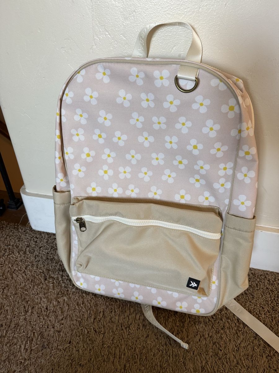 Thread Wallet Daisy Backpack with Front Zip Pocket