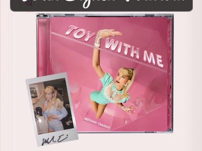 Meghan Trainor-SIGNED Toy With Me CD-Limited Edition Unique Autographed Polaroid-BRAND NEW-Rare