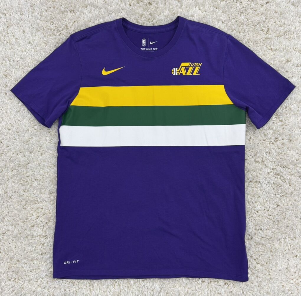 Utah Jazz Nike Dri-Fit T-shirt (size L)