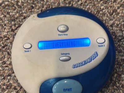 Electronic Catch Phrase Game - Blue and White Handheld Party Game