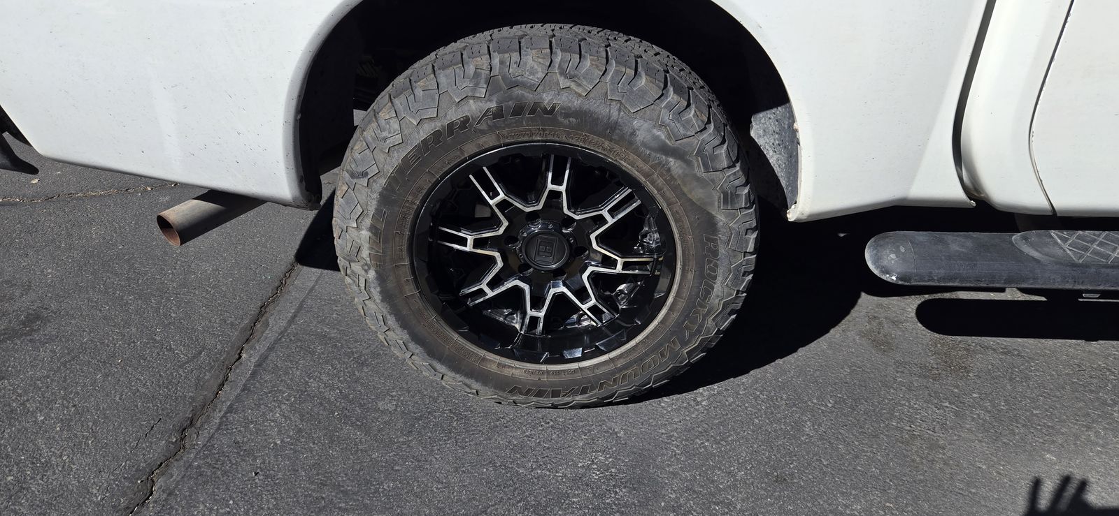 Set of 18" 6x139 level 8 wheels with 275/70/18 tires