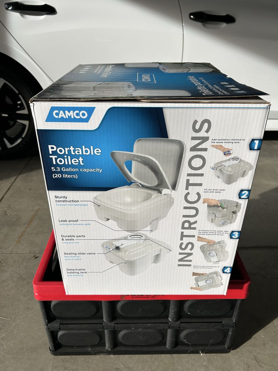 Camco Portable Toilet – Brand New (Unopened)